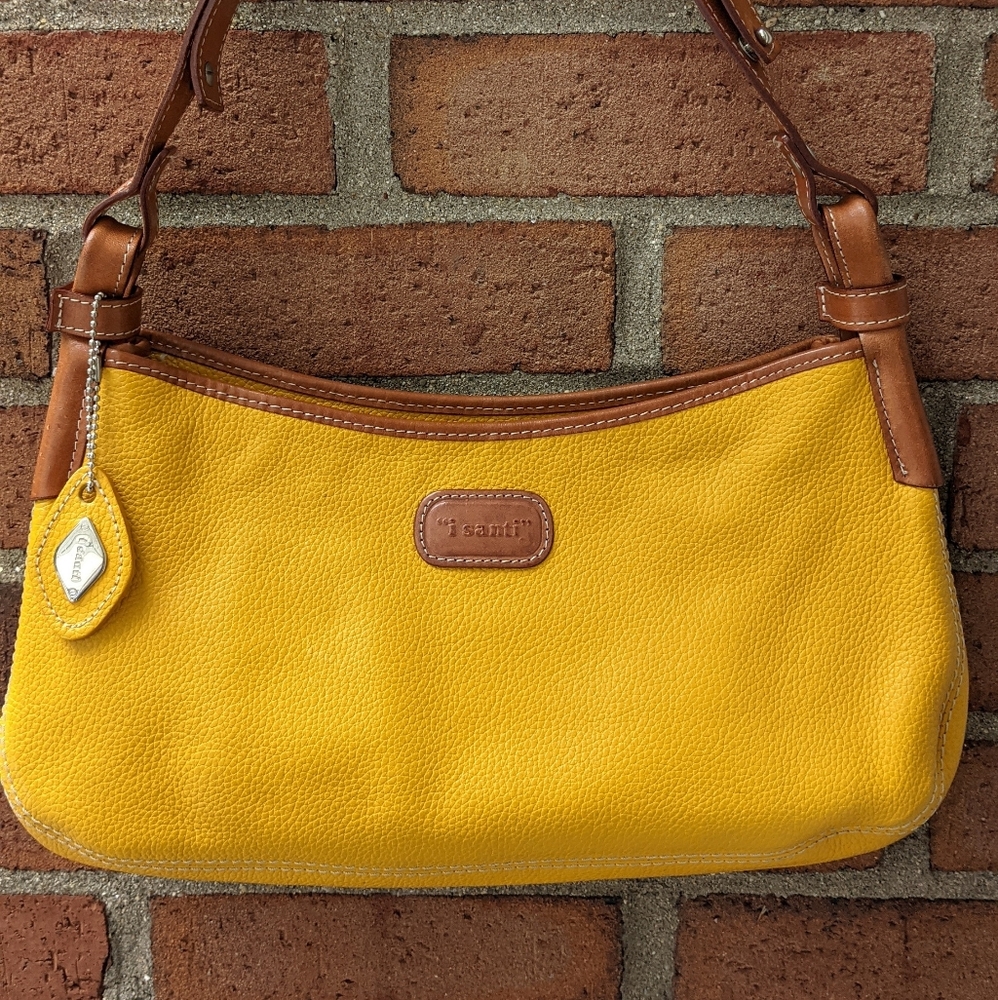 NWOT I Santi Genuine Italian Leather Bag